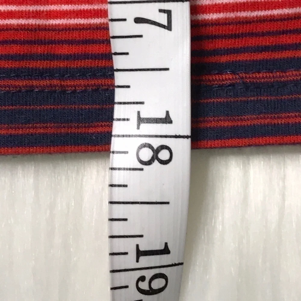 NWOT bp red, white, blue striped blouse size Small - Picture 5 of 5